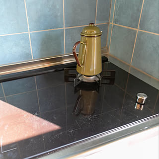 クリナップのキッチン/クリナップ/キッチン/青いタイル/琺瑯ケトル...などのインテリア実例 - 2019-09-18 09:03:24