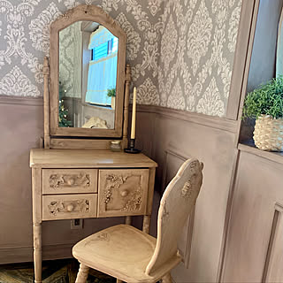 鏡台リメイクのインテリア実例 Roomclip ルームクリップ