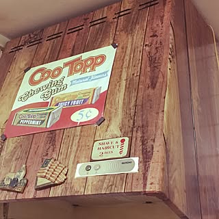 キッチン/ダイソーリメイクシートのインテリア実例 - 2017-07-18 20:35:51