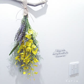 玄関/入り口/グリーンのある暮らし/ミニマル/ハンドメイド/フェイクグリーン...などのインテリア実例 - 2019-02-13 21:19:47