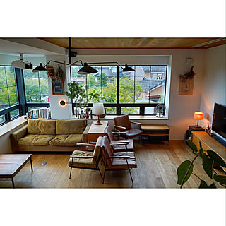 TRUCK/truckfurniture/FURROWED-LEATHER/FKソファ/緑のある暮らし...などのインテリア実例 - 2019-10-08 11:53:07
