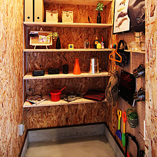 玄関/入り口/BBQ収納/釣り道具収納/おもちゃ部屋/アウトドア用品/アウトクローゼット...などのインテリア実例 - 2018-07-12 10:49:44