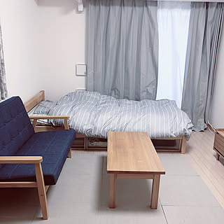 無印良品/ソファ/一人暮らし/ニトリ/1K...などのインテリア実例 - 2020-01-18 15:53:01