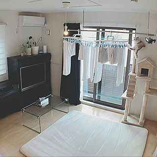 賃貸 物干し竿のインテリア レイアウト実例 Roomclip ルームクリップ