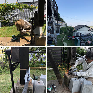 部屋全体/木は腐る/木製デッキ/ベランダDIY/忙しい日々...などのインテリア実例 - 2018-05-04 19:55:34