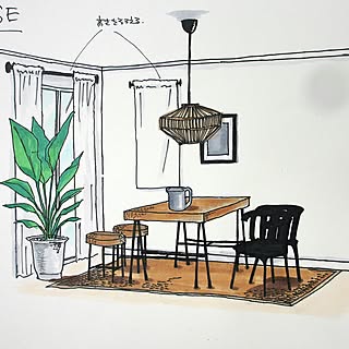 キッチン/インテリア計画/注文住宅/新築/新築一戸建て...などのインテリア実例 - 2017-04-05 11:47:34