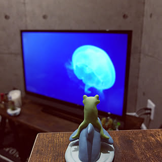 机/男前インテリア/ズボラなA型/コポーシリーズ/イルカに乗ったちゃん...などのインテリア実例 - 2018-08-04 00:44:52