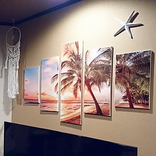 壁/天井/アート/RCの出会いに感謝♥︎/ペットと暮らす家/みなさんの素敵なインテリアに癒されてます...などのインテリア実例 - 2017-01-05 20:15:54