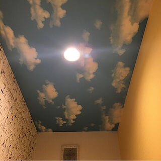 雲の壁紙/雲/空/マイホーム/スヌーピー...などのインテリア実例 - 2018-03-31 19:29:37