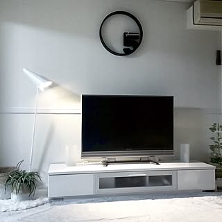 リビング/白黒グレー/モノトーン/モノトーンインテリア/シンプル...などのインテリア実例 - 2016-06-12 09:36:30