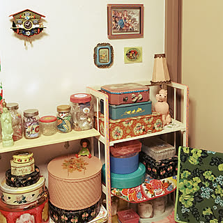 手芸用品収納コーナーのインテリア実例 Roomclip ルームクリップ