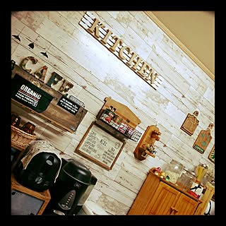キッチン/キッチンの壁/DAISO&セリア&雑貨/100均/すのこリメイク...などのインテリア実例 - 2017-06-29 01:34:53