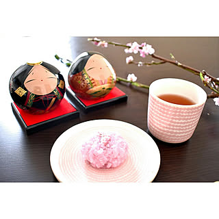 ひな祭り/机/大内塗り/ナチュラル/桃の節句2020...などのインテリア実例 - 2020-02-23 14:27:07