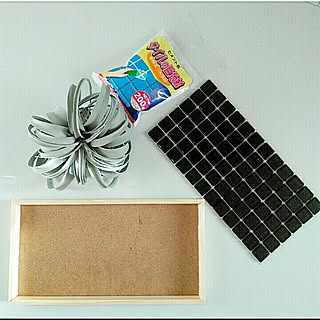 Daiso/タイルトレー/タイルトレーDIY/●主人のDIY●/壁/天井...などのインテリア実例 - 2018-01-08 09:33:35