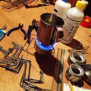 机/アルコールストーブ/プレ企画準備中/したっけ連合/いいね!コメントありがとうございます☆/ハンドメイド...などのインテリア実例 - 2015-10-01 11:01:32