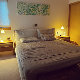 無印良品 クイーンサイズベッドのインテリア実例 Roomclip ルームクリップ