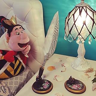 ベッド周り/いいものみつけた！/トールペイント手描き/ぺん立て/フェザーペンのインテリア実例 - 2017-07-09 18:17:20