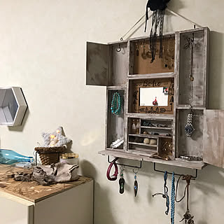 壁/天井/BOHO/ハンドメイド作品♪/プチプラハンドメイド★/セリア雑貨リメイク★...などのインテリア実例 - 2017-12-28 20:34:25