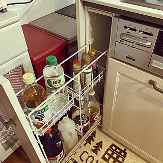 コンロ横収納/いいね♪いつもありがとうございます❤️/RCカントリー倶楽部☆/TOTO/白×木が好き♪...などのインテリア実例 - 2019-10-13 21:32:04