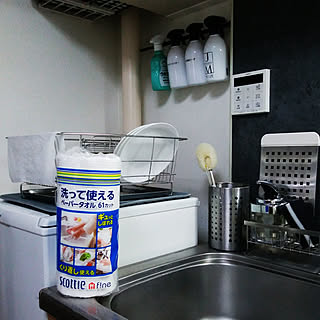 洗って使えるペーパータオルのインテリア実例 Roomclip ルームクリップ