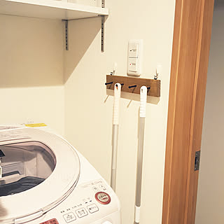 洗濯機横の壁のインテリア実例 Roomclip ルームクリップ