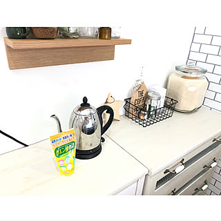 米びつ瓶/カップボード/カフェケトル/ラッセルホブス/クエン酸洗浄...などのインテリア実例 - 2020-01-19 11:40:10