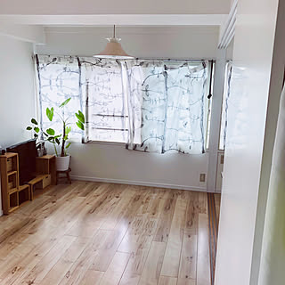 床材/観葉植物/1LDK/４人家族/テレビボード...などのインテリア実例 - 2020-01-16 18:21:51