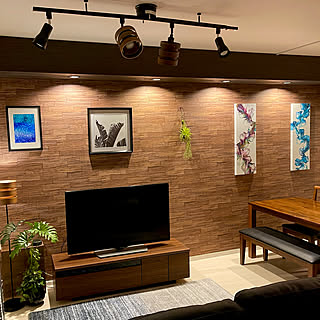 賃貸 ライティングレールのおしゃれなアレンジ 飾り方のインテリア実例 Roomclip ルームクリップ