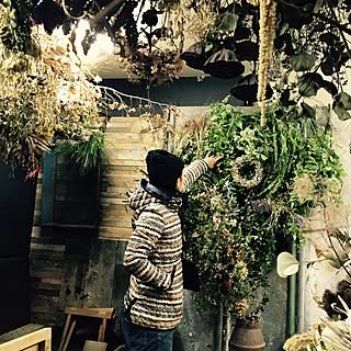 企み会/花suguri/GreenWorks/BOIS DE FLORA/万能板 bannouban/廃材 haizai...などのインテリア実例 - 2015-02-06 00:12:46
