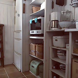 キッチン/キッチン収納/アンティーク/Insta→mamimamimamico/LINE@→ @ovb9672i...などのインテリア実例 - 2018-07-19 20:03:19