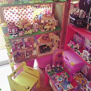 棚/子供と暮らす。/ごちゃごちゃ/娘ZONE/子供部屋 ...などのインテリア実例 - 2014-05-21 13:44:43