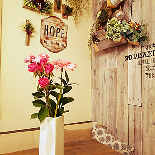 ナチュラル 切り花のインテリア実例 Roomclip ルームクリップ