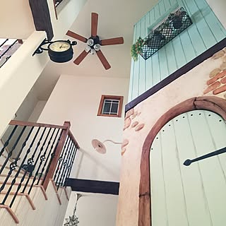 壁/天井/吹き抜け/カントリー/カフェ風/メルヘンカントリー...などのインテリア実例 - 2016-04-16 12:12:41