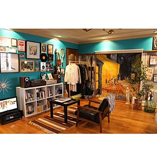 買ってよかったモノ/レンガ壁紙/ニトリ/壁紙屋本舗/DIY...などのインテリア実例 - 2016-06-26 20:30:46