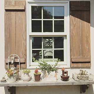 格子窓 鎧戸のインテリア実例 Roomclip ルームクリップ