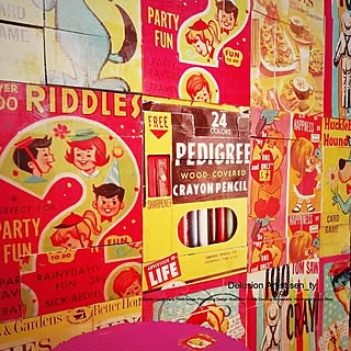 レトロ柄のインテリア実例 Roomclip ルームクリップ