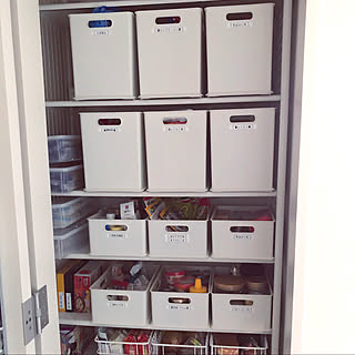 テプラ パントリー収納のインテリア実例 Roomclip ルームクリップ