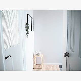 玄関/入り口/ポスター/とり/ハンドメイド/グレー...などのインテリア実例 - 2017-06-30 19:54:52
