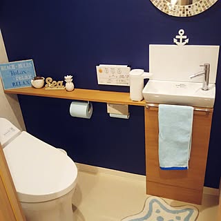 バス/トイレ/新築マンション/ビーチハウス/カリフォルニアインテリアに憧れる/西海岸インテリア/808STORE...などのインテリア実例 - 2017-01-17 17:40:25