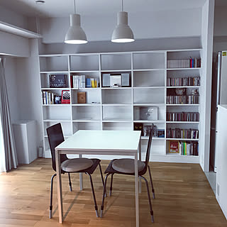 棚/本棚/IKEA/ホワイトインテリア/無垢の床...などのインテリア実例 - 2018-08-25 14:30:10