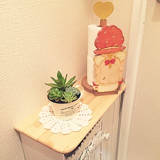 バス/トイレ/ダイソー/多肉ちゃん/ナチュラルキッチン/ペイントしまぁす...などのインテリア実例 - 2017-05-09 08:34:44
