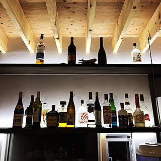 お酒 棚 Bar風のインテリア実例 Roomclip ルームクリップ