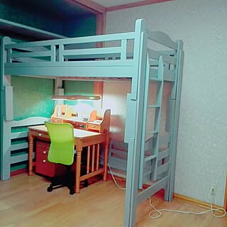 ペイント 二段ベッドリメイクのインテリア実例 Roomclip ルームクリップ