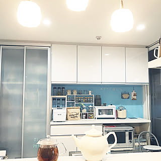 キッチン/100均/ダイソー/セリアのステッカー/ティーポット...などのインテリア実例 - 2017-08-22 23:06:57