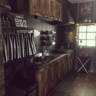 キッチン/salut !/100均/カフェ風/賃貸インテリア...などのインテリア実例 - 2018-04-16 12:52:44