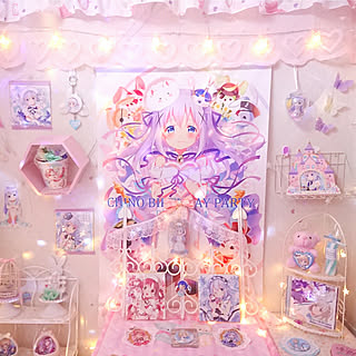 痛部屋 ゆめかわいいのインテリア実例 Roomclip ルームクリップ