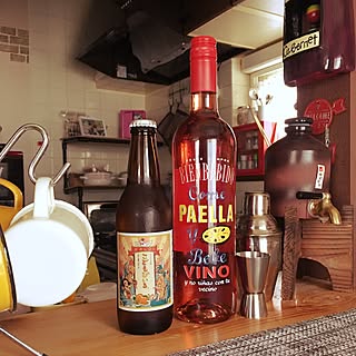 キッチン/KALDI/日替わり投稿企画!月曜日/買ったもの/ビール瓶集めてます。...などのインテリア実例 - 2017-05-15 23:11:35
