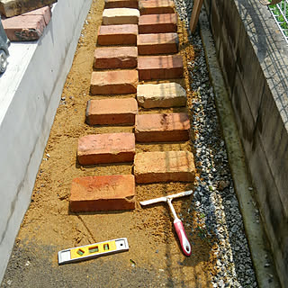 アンティークレンガ 固まる土のインテリア実例 Roomclip ルームクリップ