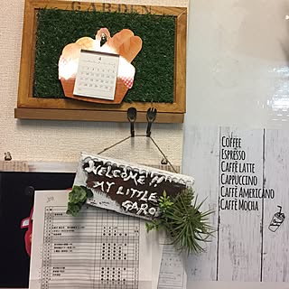 キッチン/これぐらいの緑許してょ!(*థ౪థ)/芝生のコルクボード(☝ ՞ਊ ՞)☝/ハンドメイド作る/余裕ない生活...などのインテリア実例 - 2017-04-30 23:07:58