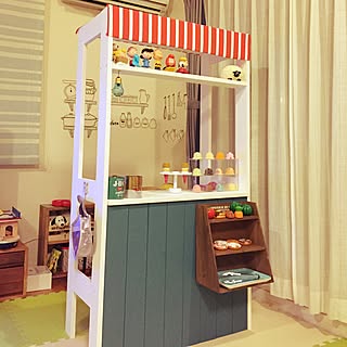Diy アイスクリーム屋さんのインテリア 手作りの実例 Roomclip ルームクリップ